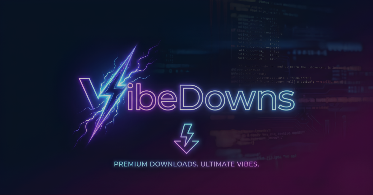 VibeDowns info önizleme görseli